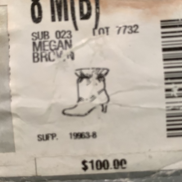 Worthington High heel unused womens brown boot size 8M - Picture 10 of 10